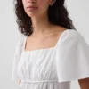 Kare Yaka Peplum Üst Giyim