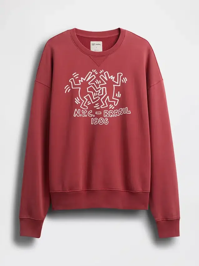 Keith Haring Ağır Logo Sweatshirt
