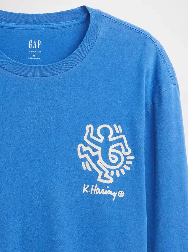 Keith Haring Bol Kesim Grafikli Tişört