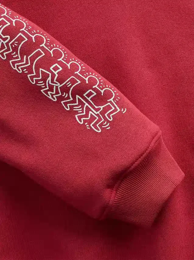 Keith Haring Küçük Çocuk Vintagesoft Kapüşonlu Sweatshirt