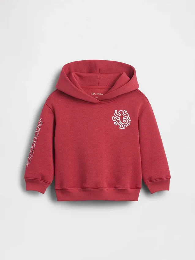 Keith Haring Küçük Çocuk Vintagesoft Kapüşonlu Sweatshirt