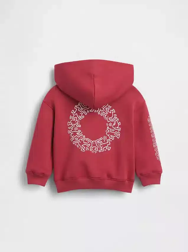 Keith Haring Küçük Çocuk Vintagesoft Kapüşonlu Sweatshirt