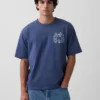 Keith Haring Oversized Grafik Tişört