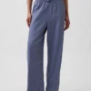 Keten Karışımlı Dantel Kenarlı Pijama Pantolonu