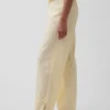 Keten Karışımlı Dantel Kenarlı Pijama Pantolonu