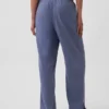 Keten Karışımlı Dantel Kenarlı Pijama Pantolonu