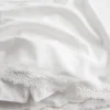 Keten Karışımlı Dantel Süslemeli Mini Etek-Şort