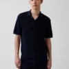 Keten Karışımlı Kamp Polo Kazak