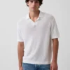 Keten Karışımlı Kamp Polo Kazak