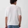 Keten Karışımlı Kamp Polo Kazak