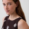 Keten Karışımlı Kısa Kesim Tank Top
