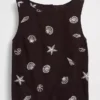 Keten Karışımlı Kısa Kesim Tank Top