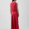 Keten Karışımlı Maxi Slip Etek