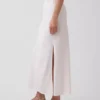 Keten Karışımlı Maxi Slip Etek