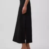 Keten Karışımlı Maxi Slip Etek