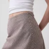Keten Karışımlı Maxi Slip Etek