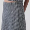 Keten Karışımlı Maxi Slip Etek