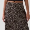 Keten Karışımlı Maxi Slip Etek