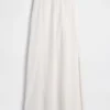 Keten Karışımlı Maxi Slip Etek