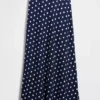 Keten Karışımlı Maxi Slip Etek