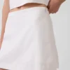 Keten Karışımlı Mini Etek-Şort