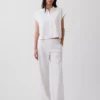 Keten Karışımlı Oversize Gömlek