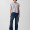 Keten Karışımlı Oversize Gömlek