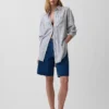 Keten Karışımlı Oversized Tunik Gömlek