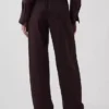 Keten Karışımlı Rahat Barrel Pantolon