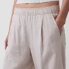 Keten Karışımlı Rahat Barrel Pantolon