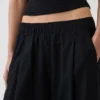 Keten Karışımlı Rahat Barrel Pantolon