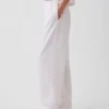 Keten Karışımlı Rahat Geniş Paça Pantolon