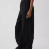 Keten Karışımlı Rahat Geniş Paça Pantolon