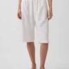Keten Karışımlı Rahat Kolay Culotte Pantolon