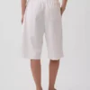 Keten Karışımlı Rahat Kolay Culotte Pantolon