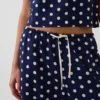 Keten Karışımlı Rahat Kolay Culotte Pantolon