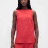 Keten Karışımlı Tank Top