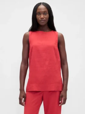 Keten Karışımlı Tank Top