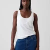 Keten Karışımlı Tank Top