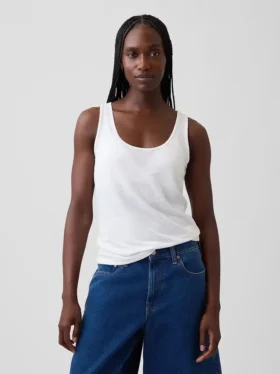 Keten Karışımlı Tank Top