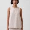 Keten Karışımlı Tank Top