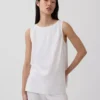 Keten Karışımlı Tank Top