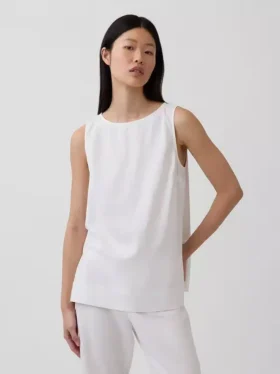 Keten Karışımlı Tank Top