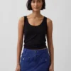 Keten Karışımlı Tank Top