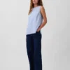 Keten Karışımlı Tank Top