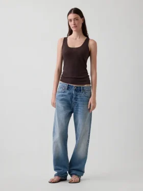 Keten Karışımlı Tank Top