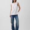 Keten Karışımlı Tank Top