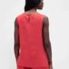 Keten Karışımlı Tank Top