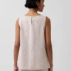 Keten Karışımlı Tank Top