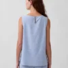 Keten Karışımlı Tank Top